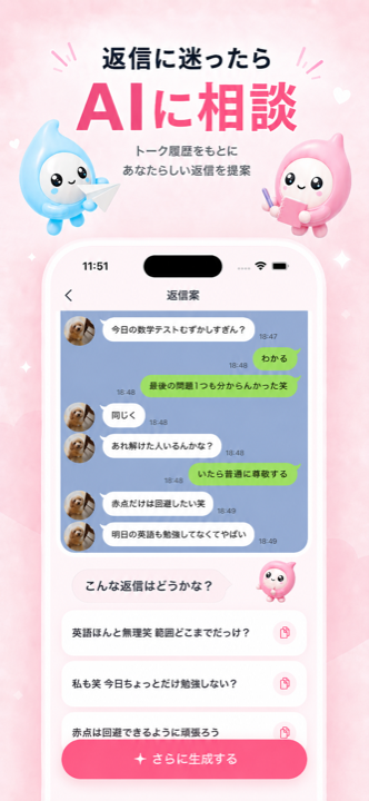 返信に迷ったらAIに相談